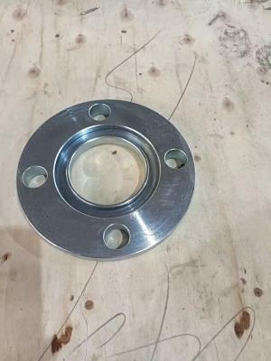 This component is a Galvanized Carbon Steel Slip-On Pipe Flange—a common piping fitting for joining pipeline sections. It has a hollow central bore (designed to slide over pipe ends for welding fixation) and four evenly spaced bolt holes around its flat flange face, which allows it to form tight, leak-proof connections with matching flanges (when used with gaskets and fasteners).